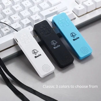 Spor Moda Mini Müzik Walkman | Taşınabilir Dijital Ultra-ince Ses Hoparlör MP3 Müzik Çalar TF Kart Desteği Olmadan